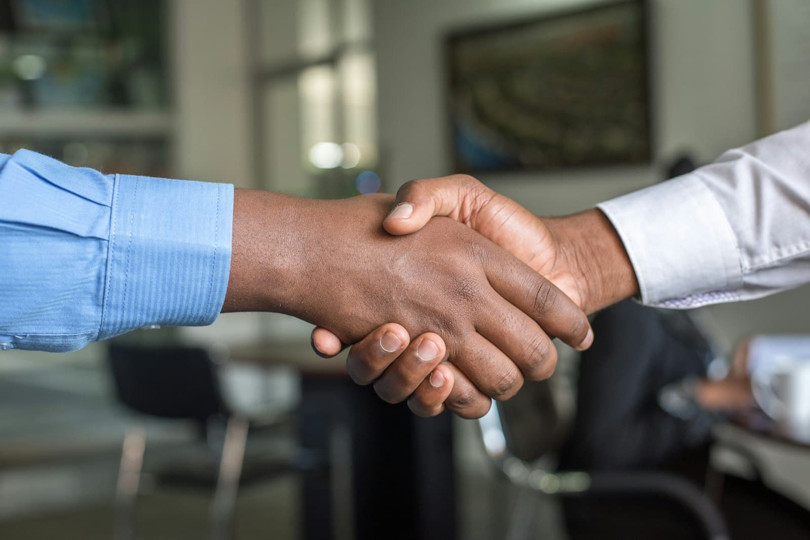 Business team building strong customer relationships through trust and transparency